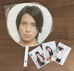 山下智久 山P ジャニーズ 公式うちわ・写真 4点セット