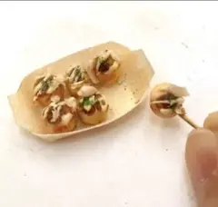 ミニチュア　 たこ焼き　ハンドメイド