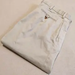 ポロラルフローレン ツータック チノパン ポロチノ ベージュ 90s