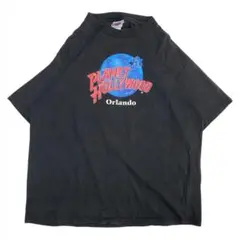 90s ビンテージ PLANET HOLLYWOOD Tシャツ 古着 メンズ F