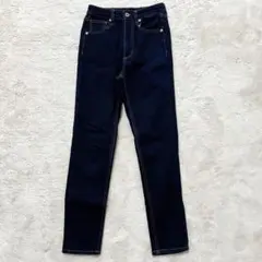 【美品】GU ハイウエストデニム　スキニーパンツ　神デニム