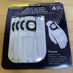 Kirkland ゴルフグローブ 4個入り Sサイズ