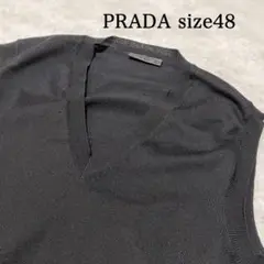 PRADA サイズ48 ニットベスト カラーBLACK