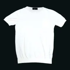 美品　ROBERTO COLLINA × SHIPS ホワイト　ニットTシャツ