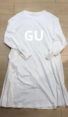 GU ロングワンピース 無地