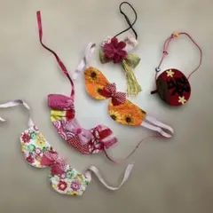 ペット用アクセサリー５種　小型犬猫　ハンドメイド