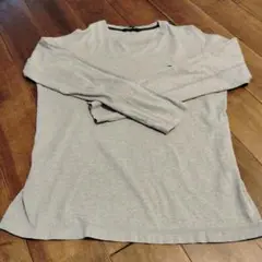 TOMMY HILFIGER グレー 長袖カットソー XL