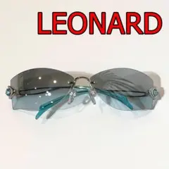 LEONARD レオナール サングラス メガネ フレーム ブルー