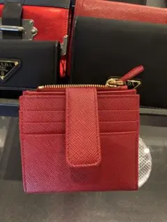 新品PRADA プラダ★ミニ財布u0026カードケースu0026コインケース・赤 レッド