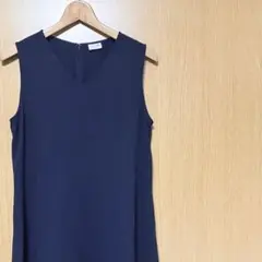 美品　C＋　ワンピース　ノースリーブ　ジョーゼット　38