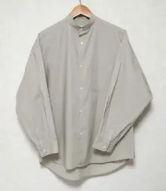 【極美品】FREAK’S STORE　ルーズシルエット バンドカラーシャツ　M
