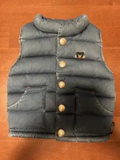 ミキハウス　ダブルビー　ダウンベスト　90