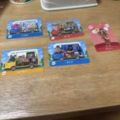どうぶつの森　アミーボカードセット 5枚