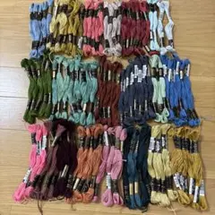 オリムパス　刺繍糸　25番日本製　綿100% おまかせ　セット　100本以上　①