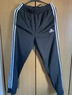 adidas ブラック ジャージパンツ Lサイズ