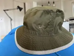 NIKEリバーシブルハット　オリーブ グレー