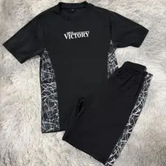黒いTシャツ 140サイズ path to VICTORY セットアップ 2点