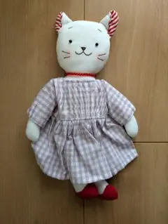 フェルト　ハンドメイド　人形　猫