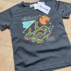 ポケモンTシャツ120ブラックレックウザテラパゴスリザードン新品未着用