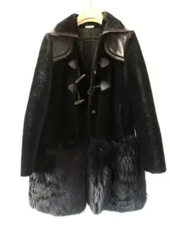 Miu Miu ファー付きブラックジャケット レディース】デザイナーズ ジャケット＆コート｜MIU MIU公式サイト