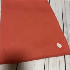 527 スパンテレコニット生地 リブ ピンクオレンジ