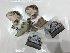 ジュラシックワールド　マスコット　ラプトル　たまごVer