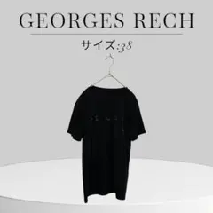 美品 GEORGES RECH ブラック Tシャツ サイズ38 スパンコール