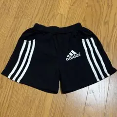 adidas 黒 ハーフパンツ 3本ライン