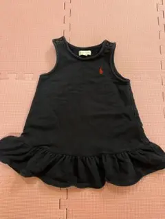 Ralph Lauren 紺色フリル付きワンピース 75cm