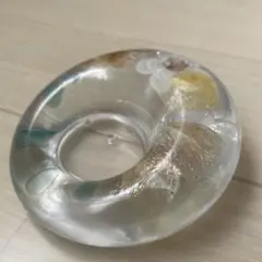 貝殻を使ったレジン小物入れ　貝殻を使ったきゃんどるホルダー
