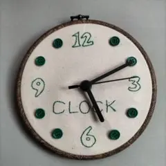 ハンドメイド　壁掛け時計