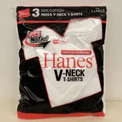 Hanes ヘインズ　パックT Vネック　Tシャツ　3枚セット XL 新品未使用