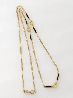 ジバンシー ロング ネックレス Gロゴ GIVENCHY ゴールドカラー 美品