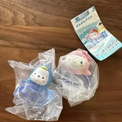 つるりん南極フィギュア　キティ　ポチャッコ