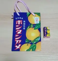 ボンタンアメ　手提げ袋　ミニ箱　ショッパー