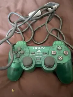 プレイステーション2　DUALSHOCK2 透けてるとん！グリーン