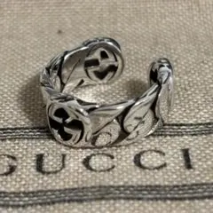 GUCCI 新品同様品　インターロッキングイヤカフ　イアーカフ　極美品　925