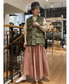 レトロチェックスカート