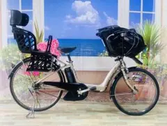 1423 電動自転車ブリヂストン子供乗せ26インチ ハイクオリティ ゴールド
