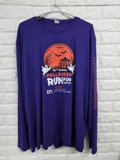 HALLOWEEN RUN ロングTシャツ　XL　　古着