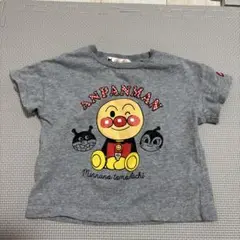 アンパンマン 半袖Tシャツ グレー 95cm