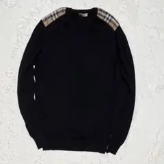 BURBERRY LONDON バーバリーロンドンVネック ニット ノバチェック