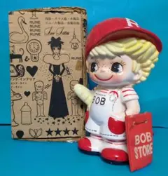 1976年製内藤ルネDesignいたずらボーイ BOB貯金箱【高さ17.5cm】