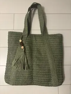 新品!モスグリーン トートバッグ