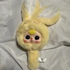 baby three ウサギ型ぬいぐるみ ミラー付き　ベビスリ　ミラー