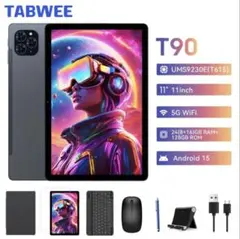 Tabwee T90 android15 11インチ タブレットPC