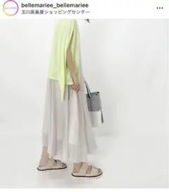 BELLE MARIEE ベルマリエ　2wayフレアワンピース