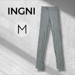 イング　ストレッチ　スリット　リブニットレギンス