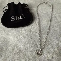 SBG シルバー ネックレス