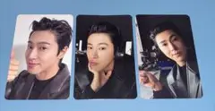 ユノ/ユンホ(東方神起)ソロCD「REALITY SHOW」封入トレカ3種